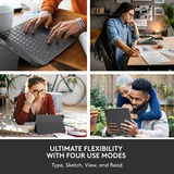 Logitech Combo Touch voor iPad (10e generatie) toetsenbord EU lay-out (QWERTY), 80% (TKL)	