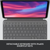 Logitech Combo Touch voor iPad (10e generatie) toetsenbord EU lay-out (QWERTY), 80% (TKL)	