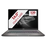 MSI Creator Z16 A11UE-062NL, 16" Laptop Grijs, 1 TB SSD, RTX 3060 Max-Q, WiFi 6, Windows 10 Pro