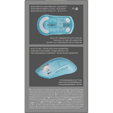 SteelSeries Rival 3 Wireless Gen 2 gaming muis Blauw, 18.000 dpi, RGB, 2.4GHz / Bluetooth 5.0