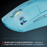 SteelSeries Rival 3 Wireless Gen 2 gaming muis Blauw, 18.000 dpi, RGB, 2.4GHz / Bluetooth 5.0