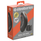 SteelSeries Rival Pro Mini gaming muis Zwart, 100 - 42.000 DPI, 8K, UWB / 6 GHz