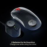 SteelSeries Rival Pro Mini gaming muis Zwart, 100 - 42.000 DPI, 8K, UWB / 6 GHz