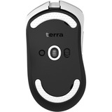 Teevolution Terra Pro gaming muis Wit, 50 - 42.000 DPI, 2.4 GHz / Bluetooth / USB