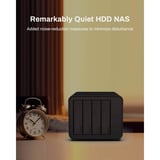 TerraMaster F4-424 Pro nas Zwart, 2x RJ-45 2.5GbE, HDMI