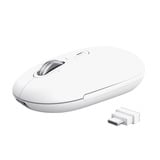 Trust Seron Draadloze Muis, Slank met Hyperscrollwiel  Wit, 1000-3200 Dpi, 2.4GHz, 2x Bluetooth, USB