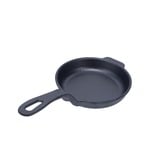 Victoria Mini Skillet 12 cm, Seasoned bak-/braadpan Zwart, Color packaging