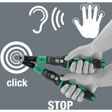 Wera Click-Torque Lock A 5 R/L draaimomentsleutel Zwart/groen, Instelbaar, Torque Lock functie, doorsteekvierkantdoorsteekvierkant (1/4"), rechtsom en linksom vastdraaien, 2,5-25 Nm