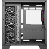 XYZ PC Gear Tesseract A-RGB midi tower behuizing Zwart | 2x USB-A | 1x USB-C | RGB | Tempered Glass