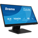 iiyama ProLite T2254MSC-B2AG 21.5" touchscreen monitor Zwart, 100 Hz, HDMI, DisplayPort, Audio, USB, touchscreen