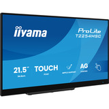 iiyama ProLite T2254MSC-B2AG 21.5" touchscreen monitor Zwart, 100 Hz, HDMI, DisplayPort, Audio, USB, touchscreen