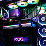 ALTERNATE Ryzen 9 - RTX 5090 Gaming pc Powered by ASUS Zwart | R9 9950X3D | RTX 5090 | 64 GB | 2 TB SSD