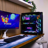ALTERNATE Ryzen 9 - RTX 5090 Gaming pc Powered by ASUS Zwart | R9 9950X3D | RTX 5090 | 64 GB | 2 TB SSD