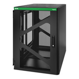 APC NetShelter AR118SM, 18U, wandmontage server rack Zwart/groen, 60(b) x 80(h) x 103,7(d) cm, UPS-diepte zijmontage