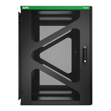 APC NetShelter AR118SM, 18U, wandmontage server rack Zwart/groen, 60(b) x 80(h) x 103,7(d) cm, UPS-diepte zijmontage