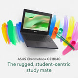 ASUS Chromebook CR11 CZ1104CM4A-NS0172 11.6"  laptop Grijs | MediaTek Kompanio 540 | Arm Mali-G57 MC2 | 8 GB | 64 GB eMMC | Touch