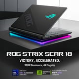 ASUS ROG Strix SCAR 18 G835LWG-TQ327W 18"  gaming laptop Zwart | Core Ultra 9 290HX Plus | RTX 5080 | 32 GB | 2 TB SSD
