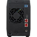Asustor Nimbustor 2 incl. 2x WD Red Plus 4 TB harde schijf nas Zwart, LAN, USB, HDMI