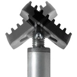 BESSEY Plafond‑ en montagesteun STE300 met pompgreep Zilver/rood