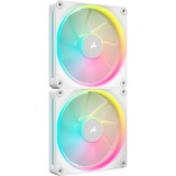 Corsair iCUE LINK LX140 RGB case fans Wit, 2 stuks, 140 x 140 x 25 mm, PWM