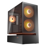 Cougar CFV235 Mesh midi tower behuizing Zwart | 2x USB-A | 1x USB-C | RGB | Tempered Glass