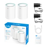 Cudy AC1200 Gigabit Mesh Wi-Fi System (2-Pack) mesh router Wit