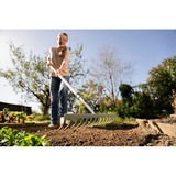 GARDENA PureLine Hark 36 cm FSC 100% Donkergrijs/houtkleur, 17306-20