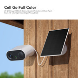 Imou Cell Go Full color Kit bundel beveiligingscamera Wit, 2 stuks, 100% Draadloos, met zonnepaneel