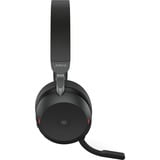 Jabra Evolve2 75 on-ear headset Zwart, Link380a, Microsoft Teams