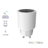 KlikAanKlikUit MACC-2300 Matter stekkerschakelaar Wit, Google Home, Apple Home, tot 2300W