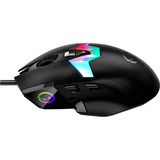 LORGAR MSP80 gaming muis Zwart, 100 - 26000 dpi, RGB, RGB display