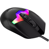 LORGAR MSP80 gaming muis Zwart, 100 - 26000 dpi, RGB, RGB display
