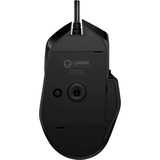 LORGAR MSP80 gaming muis Zwart, 100 - 26000 dpi, RGB, RGB display