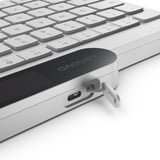 Lenovo 800 Self-Charging Bluetooth Keyboard Wit, US lay-out (QWERTY), Plunger, 100%, Plunger switch, Bluetooth 5.1, USB-C