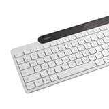 Lenovo 800 Self-Charging Bluetooth Keyboard, toetsenbord Wit, US lay-out, Plunger, Plunger switch, Bluetooth 5.1, USB-C