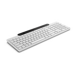 Lenovo 800 Self-Charging Bluetooth Keyboard, toetsenbord Wit, US lay-out, Plunger, Plunger switch, Bluetooth 5.1, USB-C
