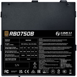 Lian Li RB 750B, 750 Watt voeding  Zwart, 2x PCIe