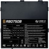 Lian Li RB 750 watt voeding  Zwart, 1x 12V-2x6, 2x PCIe