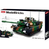 Sluban ModelBricks - Leopard 2A5 tank 2-in-1 Constructiespeelgoed 