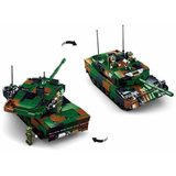 Sluban ModelBricks - Leopard 2A5 tank 2-in-1 Constructiespeelgoed 