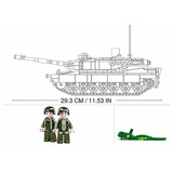 Sluban ModelBricks - Leopard 2A5 tank 2-in-1 Constructiespeelgoed 