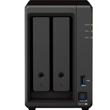 Synology DS723+ incl. 2x 4 TB WD Red Plus harde schijf nas Zwart, 2x LAN, 1x USB 3.2 Gen 1