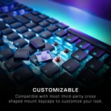 Turtle Beach Vulcan II Max RGB mechanisch gaming toetsenbord Zwart, US lay-out (QWERTY), Roccat Titan II Optical Red