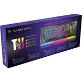 Turtle Beach Vulcan II Max RGB mechanisch gaming toetsenbord Zwart, US lay-out (QWERTY), Roccat Titan II Optical Red