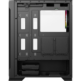 XYZ PC Gear Airone 300-X Mesh midi tower behuizing Zwart | 1x USB-A | 1x USB-C | Tempered Glass