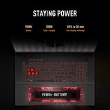 ASUS TUF Gaming A18 FA808UM-S8112W 18"  gaming laptop Zwart/grijs | Ryzen 7 260 | RTX 5060 | 16 GB | 1 TB SSD