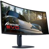 Alienware AW3425DW 34" Curved UltraWide gaming monitor Donkerblauw, 240 Hz, HDMI, DisplayPort, USB-C, AMD FreeSync, NVIDIA G-SYNC