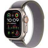 Apple Watch Ultra 2 smartwatch Groen/grijs, Titanium, 49 mm, Trail-bandje (S/M), GPS + Cellular