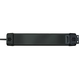 Brennenstuhl Premium-Line stekkerdoos 4-voudig stekkerdoos Zwart, 1,8 meter, 60.000A overspanningsbeveiliging