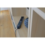 Brennenstuhl Premium-Line stekkerdoos 4-voudig stekkerdoos Zwart, 1,8 meter, 60.000A overspanningsbeveiliging